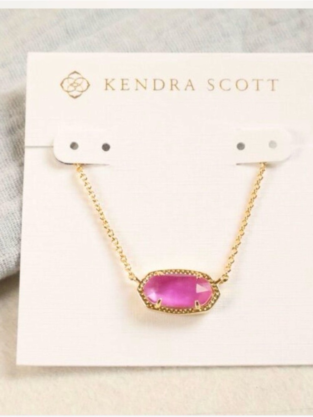 Kendra Scott Elisa Gold Necklace Azalea Illusion
